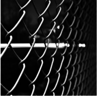 Chain link fence