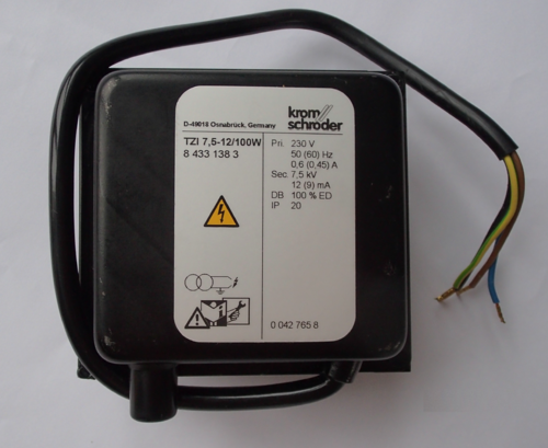 Krom Schorder Ignition Transformer TZI 7-5-12-100w