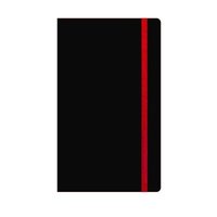 Hard Cover Premium Leatherette Notebook With Colourful Elastic Option (X2006)