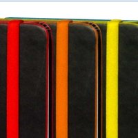 Hard Cover Premium Leatherette Notebook With Colourful Elastic Option (X2006)
