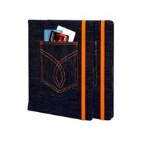 Jeans Fabric Notebook With Pocket Holder (X2008)