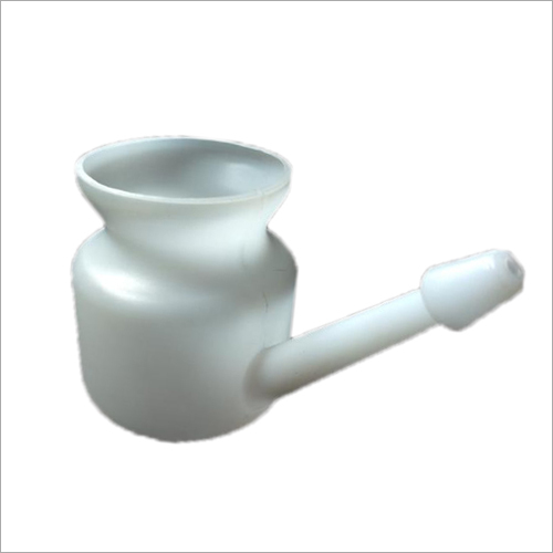 Plastic White Jal Neti Lota