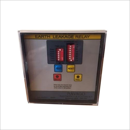 Earth Leakage Relay - Epoxy, 96 x 96 mm, Black | High Power, 80 - 300 V, Miniature Size, Auto Terminal Type, 1.5 Year Warranty, 250 kg