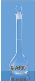 Volumetric Flask (Class A with Interchangeable Stopper Class A with Certificate)