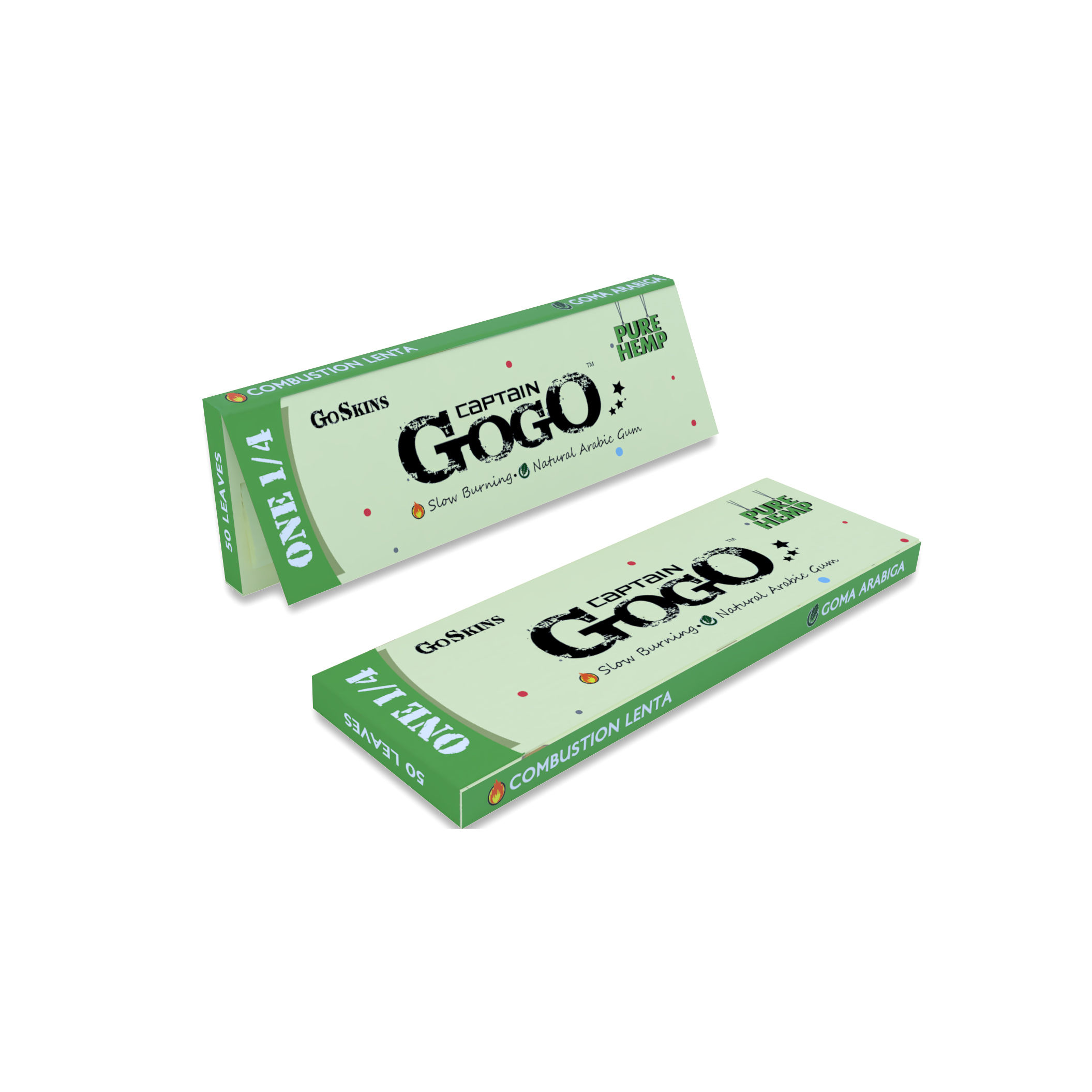 One 1/ 4 Pure Hemp Rolling Paper