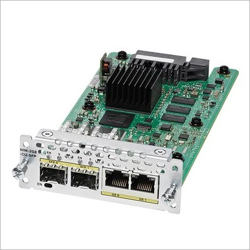 Cisco 2-Port Ethernet Wan Network Interface Module Dimension(L*W*H): 1.25 X 3.50 X 7.24 In. Inch (In)