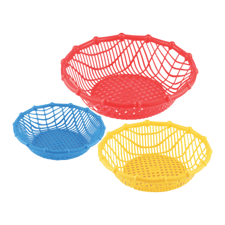 Plastic Abu Dhabi Basket Big, Medium and Small