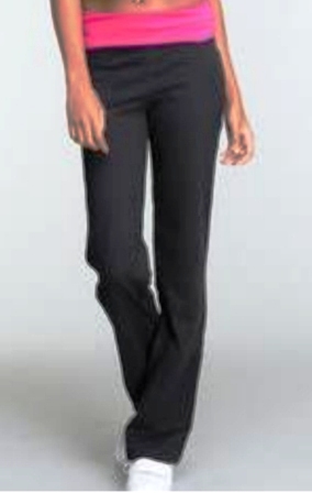 Yoga Pants With Contrast Waistband Age Group: Adults
