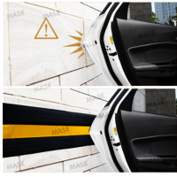 Rubber Wall Guard - Color: Black