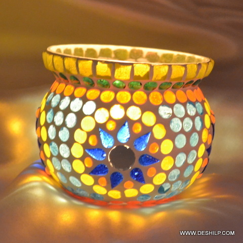 Craftfry Crystal Small T Light Candle Holder