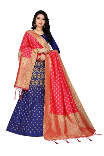 Available In 4 Colors Designer Lehenga Choli For Ladies