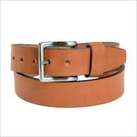 Coated Leather Belt - Buffalo Leather, 1 Year Warranty, Orange Color, Male Design | Elasticity, Water Resistance, Shape Retention