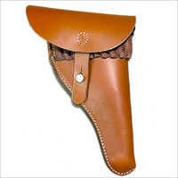 Brown Swiss Army Revolver Leather Holster
