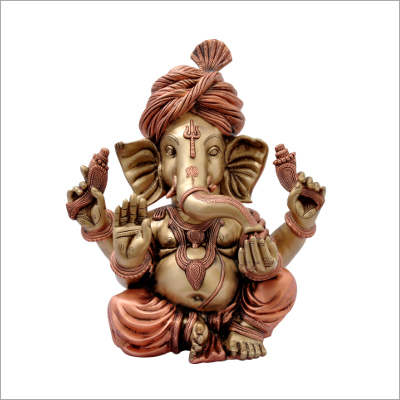 8 Inch Pagadi Ganesha Idol