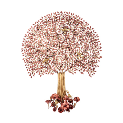 Tree With Lotus Leaf Base Wall Mural Tree With Lotus Leaf Base Wall Mural