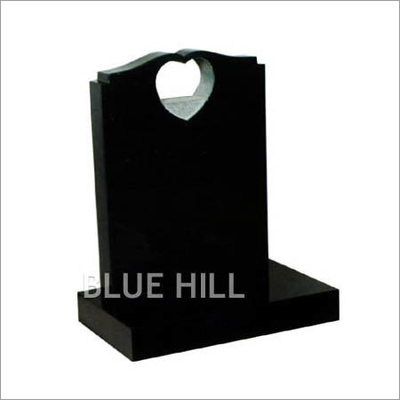 Heart Cut Out Granite Monument Application: Memorial