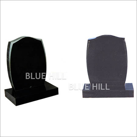 Ogee Top-Rounded Granite Monument - Polished Finish 20-25mm Thickness | Customized Size Black and Grey Color Options