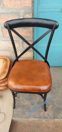 Antique Black Cross Back Chair