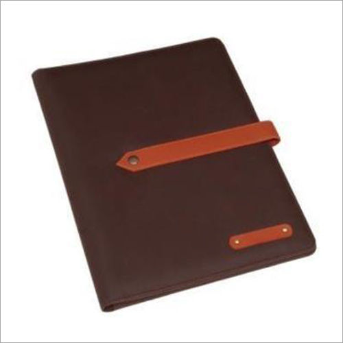 Brown Leather Conference Folder