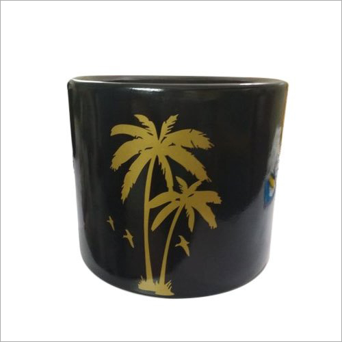 Round Printed FRP Planter