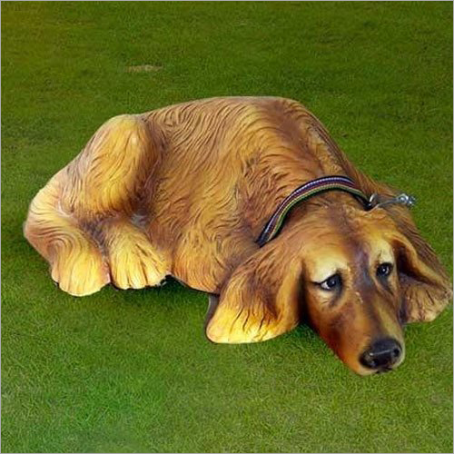Fiber Doggy Statue