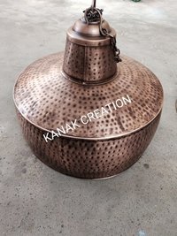 Industrial lamp with copper coating