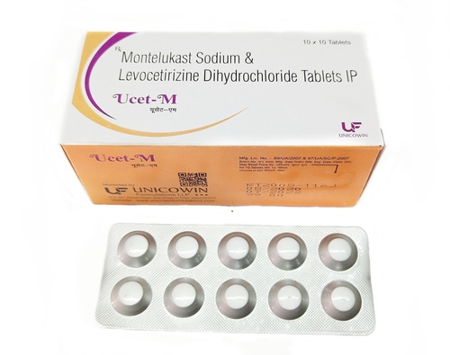 Levocetrizine Dihydrochloride 5mg & Montelukast Sodium 10mg Tablets