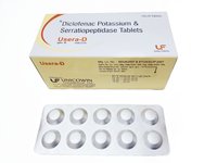 Diclofenac Potassium 50mg & Serratiopeptidase 10mg Tablets