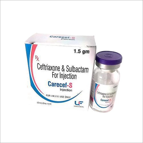 Ceftriaxone 1mg & Sulbactam 1.5mg Injection