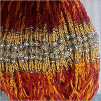 Dora Rakhi - High-quality Silk Thread, Maroon With Pearls & Embellishments | Durable, Eco-friendly, Skin-friendly, Handmade Design