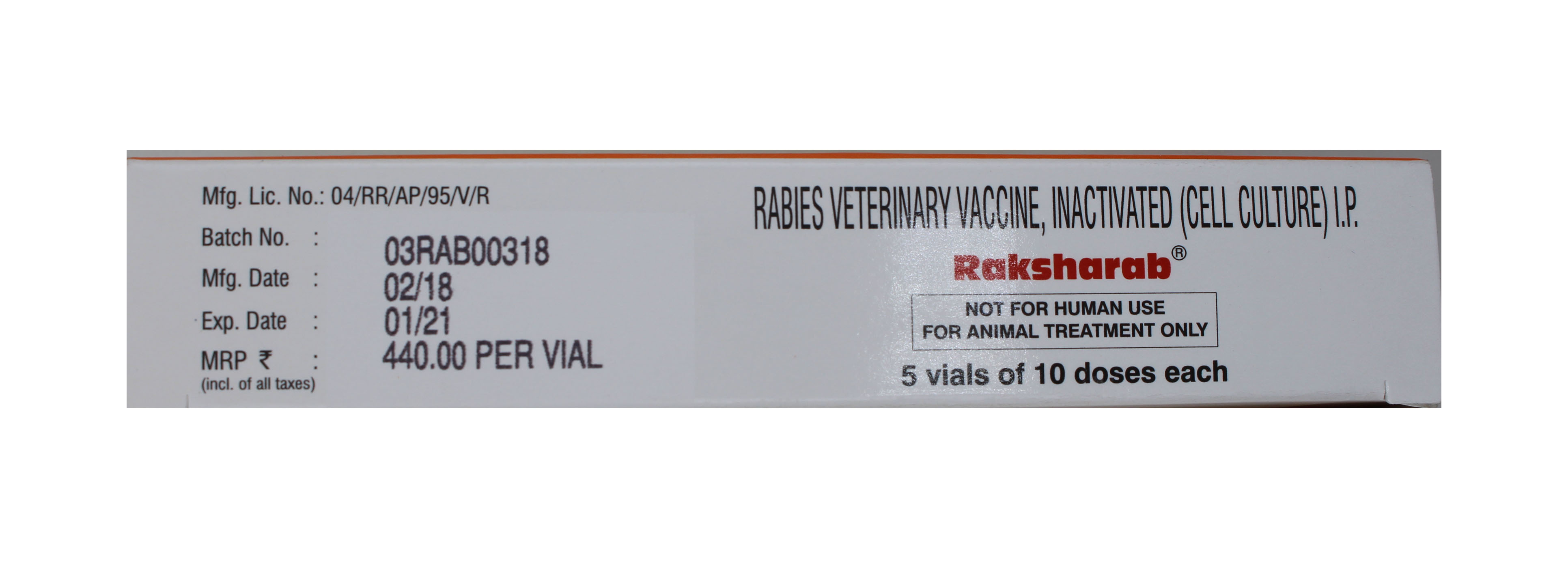 RAKSHARAB 10ML-rabbies vaccine