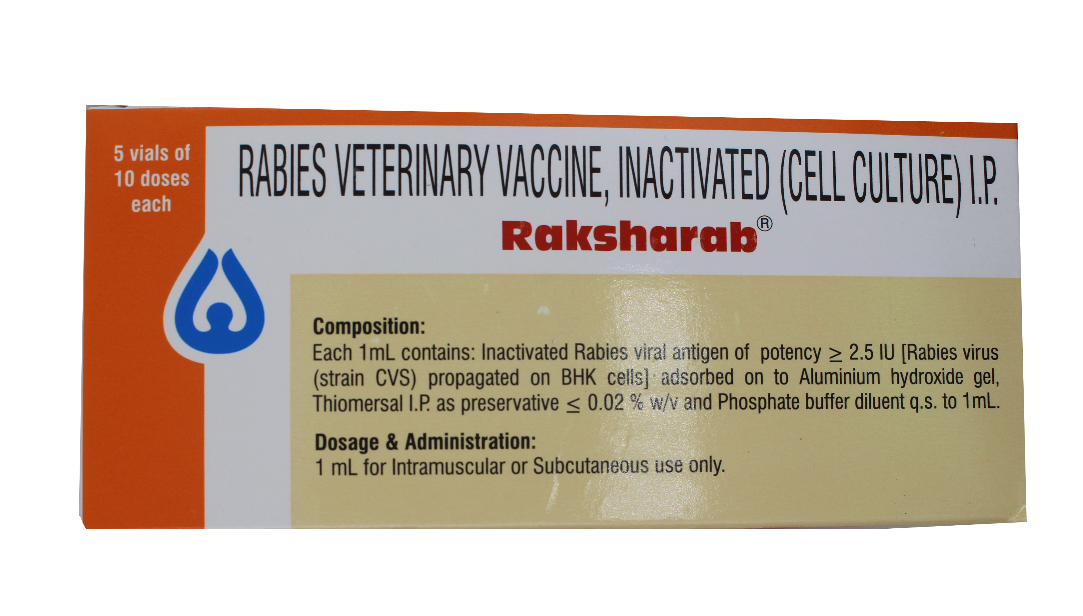 RAKSHARAB 10ML-rabbies vaccine