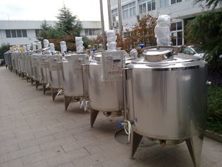 1000 LTR Round SS 304 Stainless Steel Tank For Cooling Storage Fresh Milk