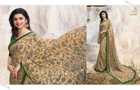 Fancy Geogette Printed Saree