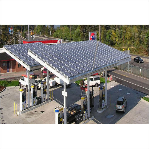 Solar Power Petrol Pump