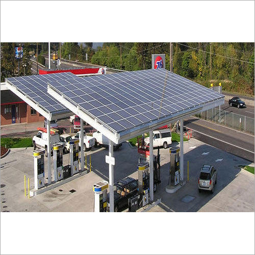 Solar Power Petrol Pump system