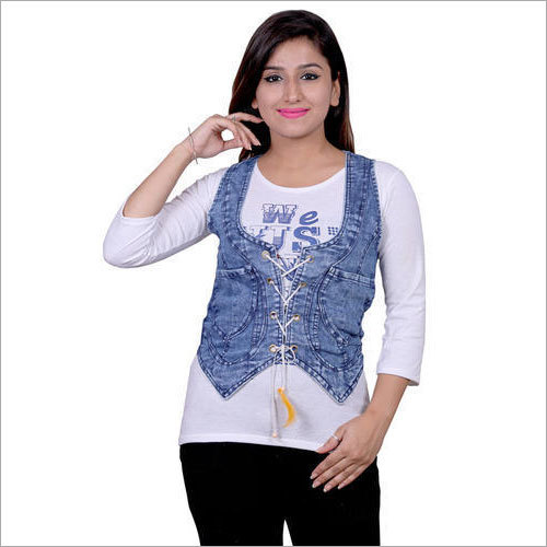 Blue Ladies Denim Jacket
