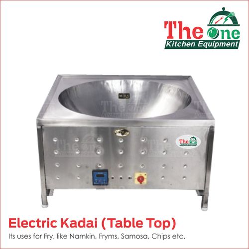 Electric Kadai (Table Top) - Automatic Grade: Semi Automatic