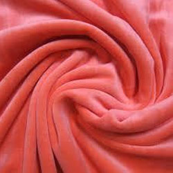 Pink 4 Way Velvet , Bright Shearing