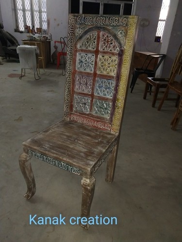 Handmade Antique Reclaimed Wood  Dining Chair