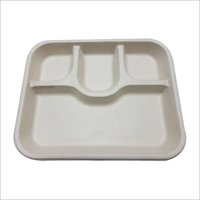 4 SECTION BAGASSE TRAY