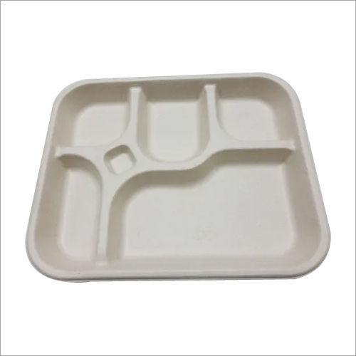 5 Section Bagasse Tray