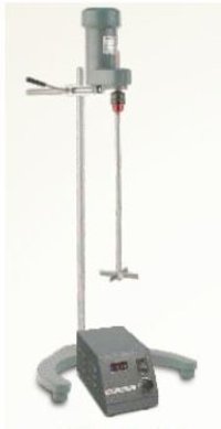 Heavy Duty Geared Stirrer - Stainless Steel 316 Mixing Shaft, 50-550 Rpm Digital Speed Indicator, Hollow Shaft For Height Adjustment, Suitable For High Viscosity Liquids