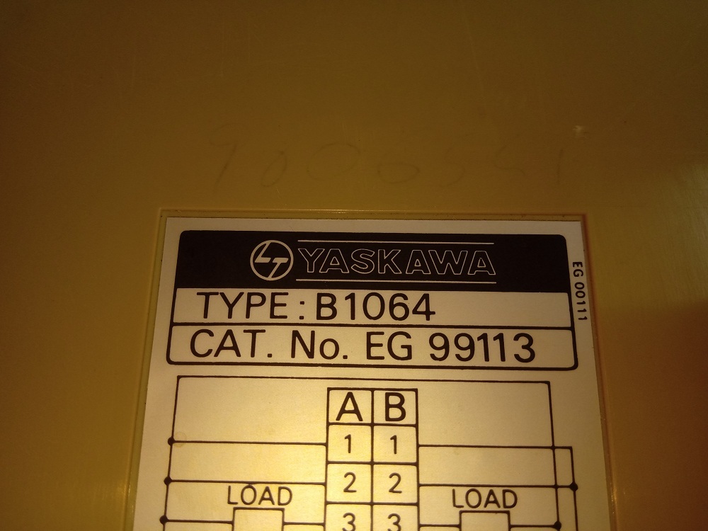 YASKAWA RELAY MODULE B1064 EG99113
