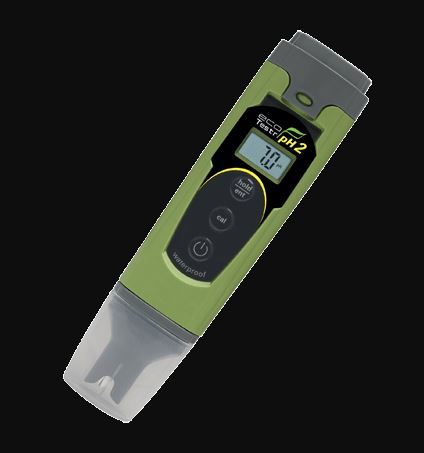 pH Meter, Waterproof EcopHTestr with ATC,3 Point Calibration