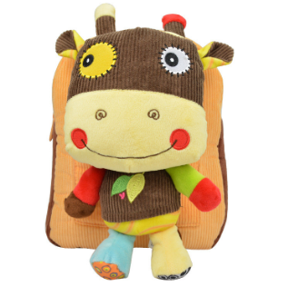 100% Polyester Fabric+ Non-Woven Tiramitu Plush Bags Rabbit Kawaii Backpack Toy For Children Shoulder Bag For Kindergarten Girl Metoo Backpack Doll Kids Toys
