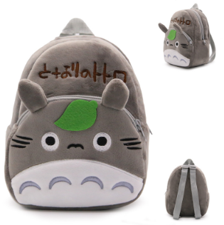 100% Polyester Fabric+ Non-Woven 1Pcs Japanese Anime My Neighbor Totoro Baby Plush Backpacks 0-8Y Toddler Kindergarten School Bags Mini Plush Backpacks Nice Gift