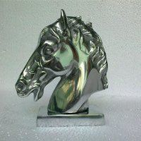 Aluminum Horse Head Sculpture