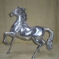 Aluminum Horse Head Sculpture