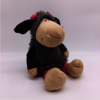 candice guo! super cute NICI plush toy stuffed Jolly Mah Lucy sheep gray skirt lamb girl birthday gift 35cm 1pc